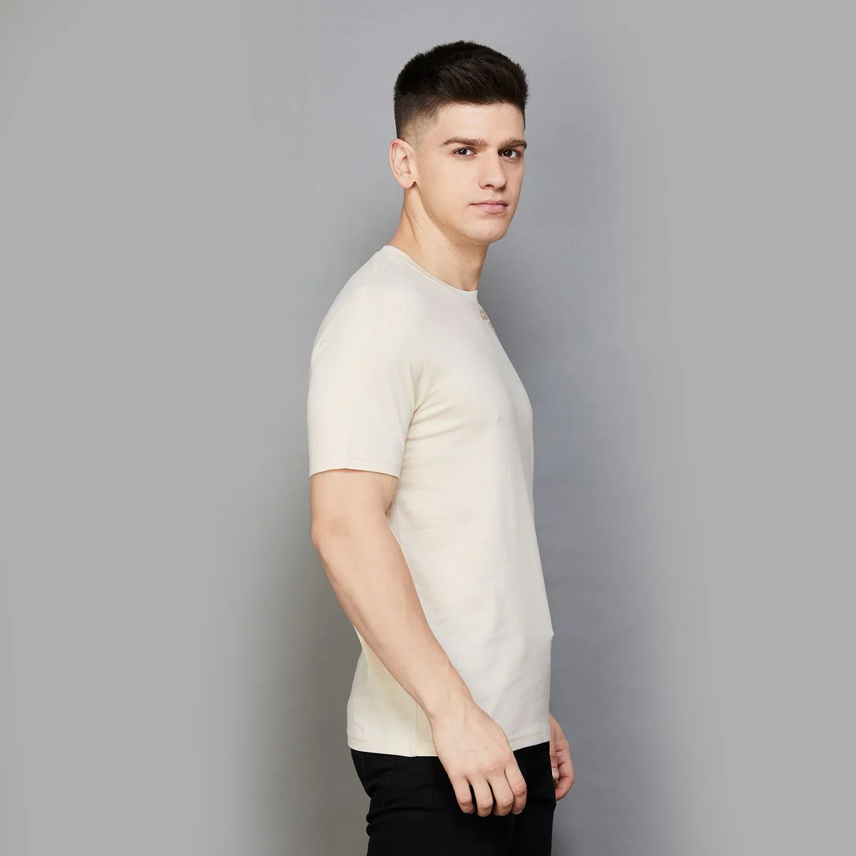 SmileyWorld Men Printed Regular Fit T-Shirt - Image 3