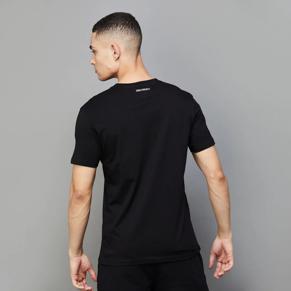 SmileyWorld Men Printed Regular Fit T-Shirt - Image 2