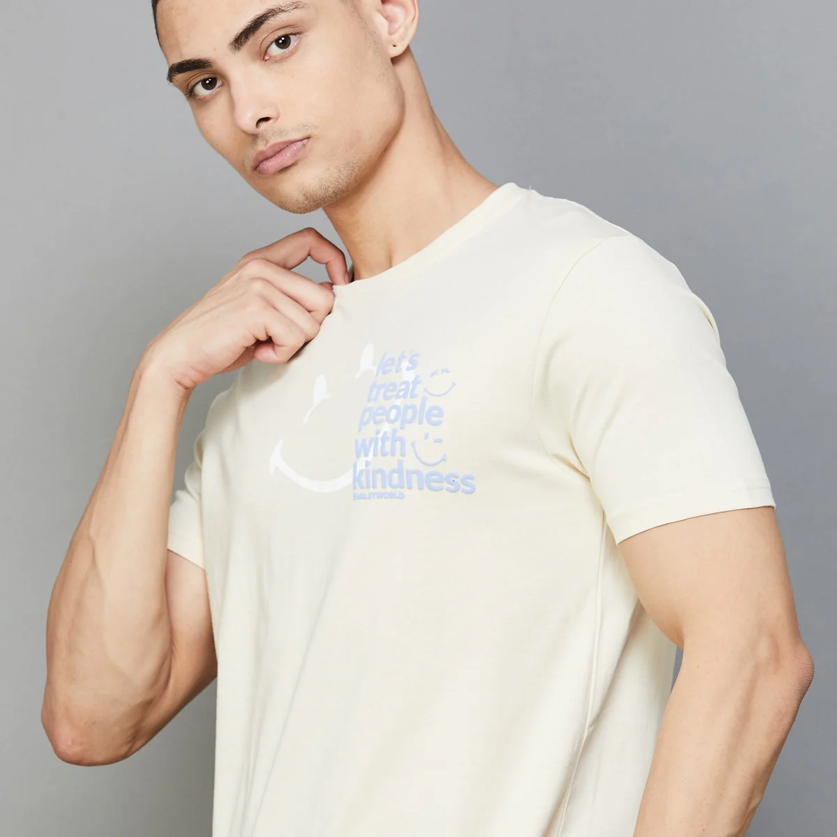 SmileyWorld Men Printed Regular Fit T-Shirt - Image 9