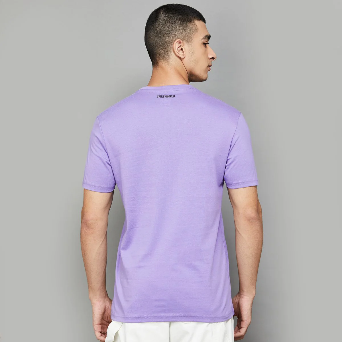 SmileyWorld Men Printed Regular Fit T-Shirt - Image 5