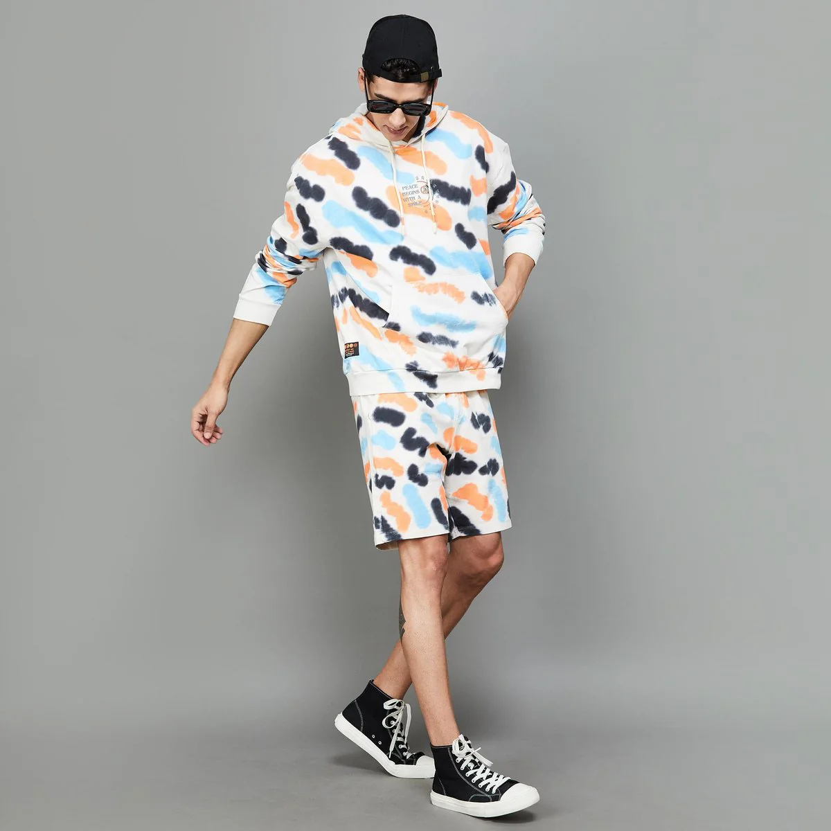 SmileyWorld Men Printed Regular Shorts - Image 2