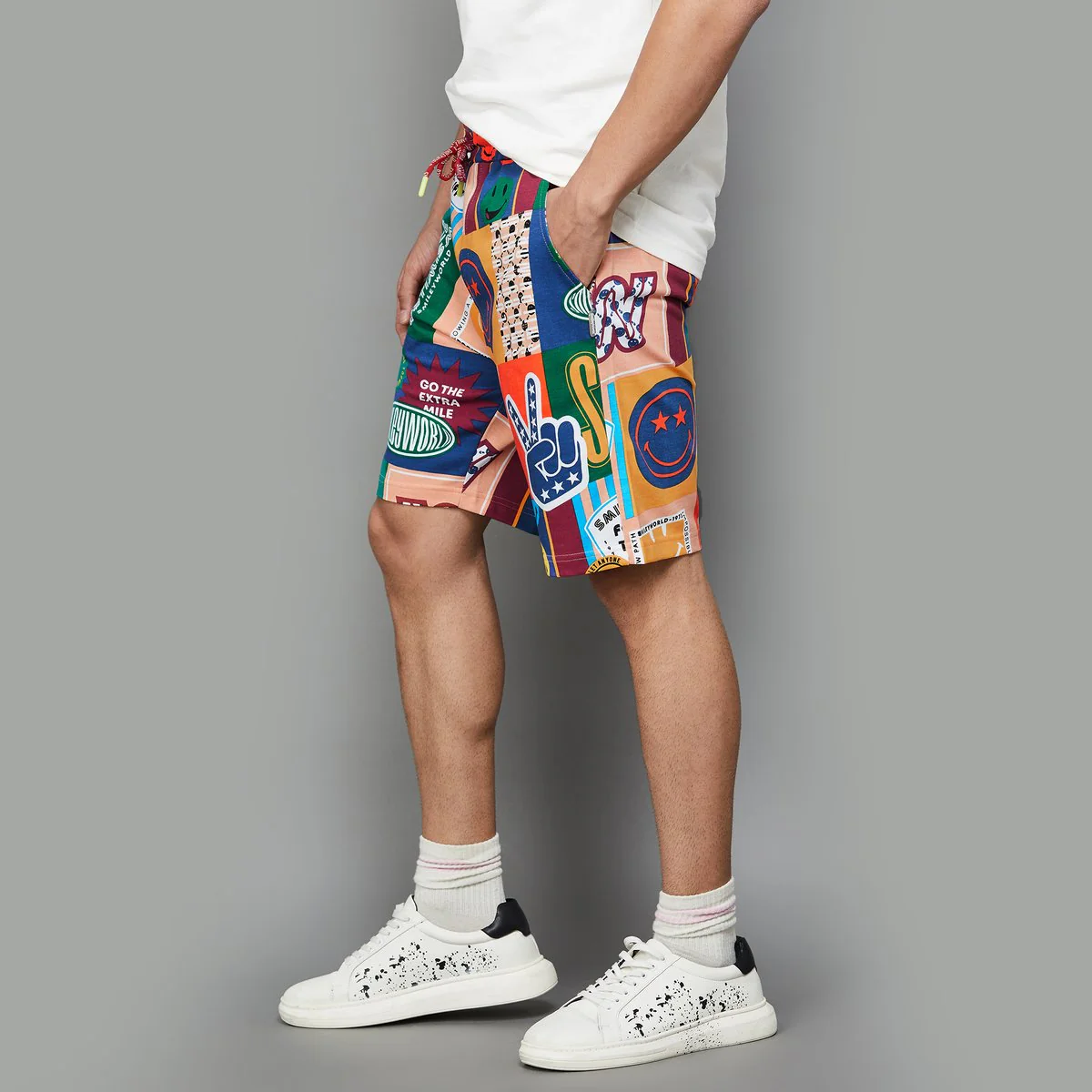 SmileyWorld Men Printed Shorts - Image 3