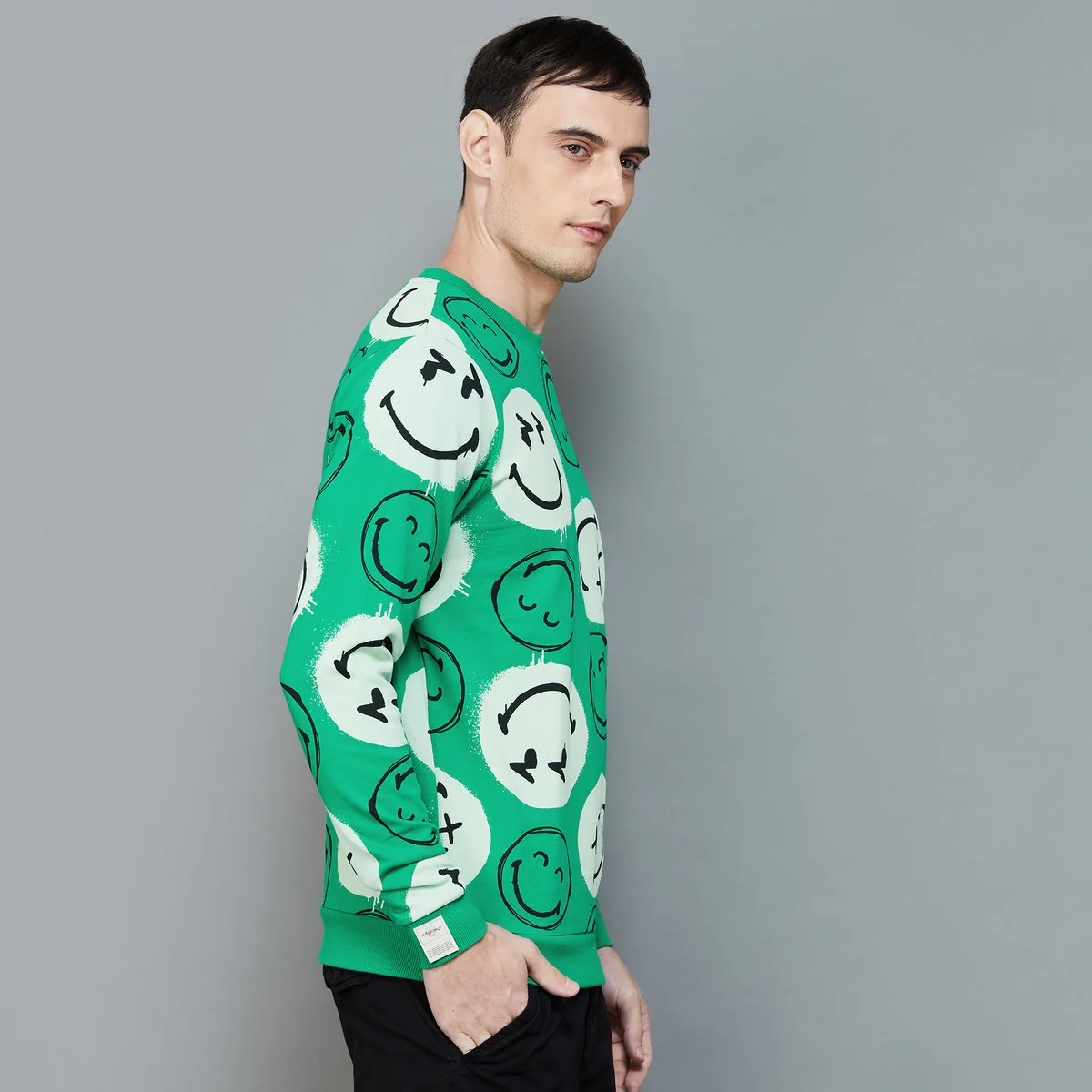SmileyWorld Men Printed Sweatshirt - Image 3