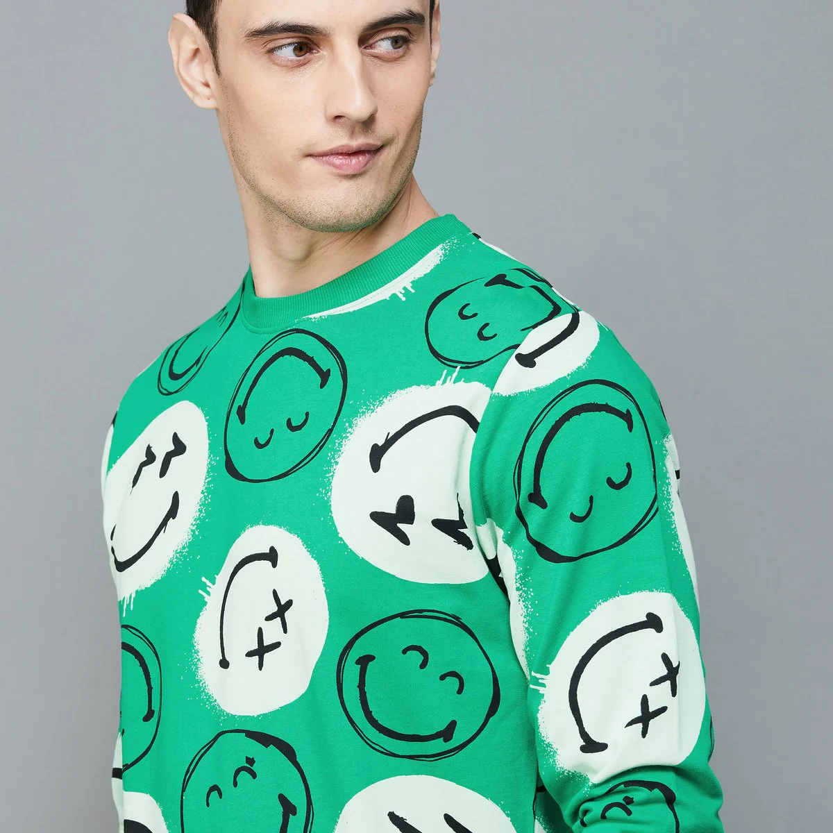 SmileyWorld Men Printed Sweatshirt - Image 4