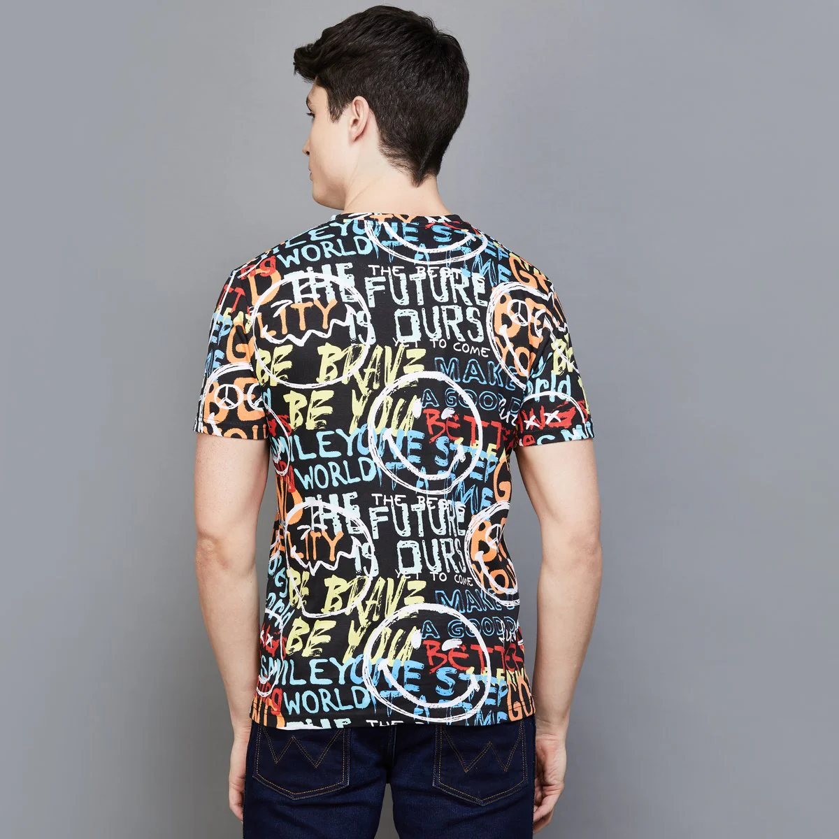 SmileyWorld Men Printed T-Shirt - Image 3