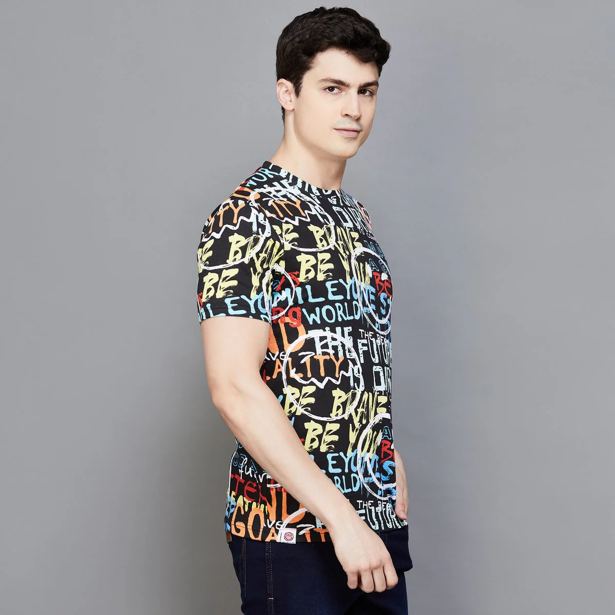 SmileyWorld Men Printed T-Shirt - Image 5