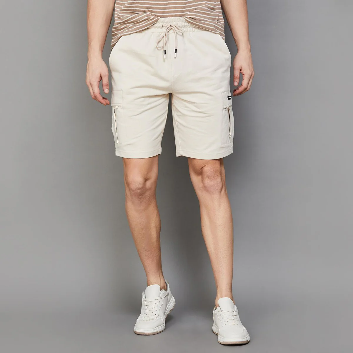 SmileyWorld Men Solid Cargo Shorts