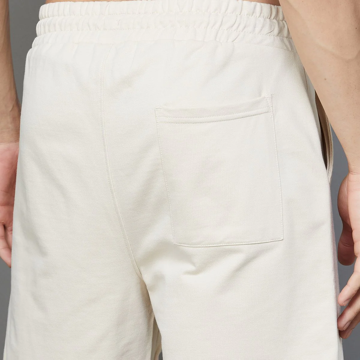 SmileyWorld Men Solid Drawstring Waist Shorts - Image 5