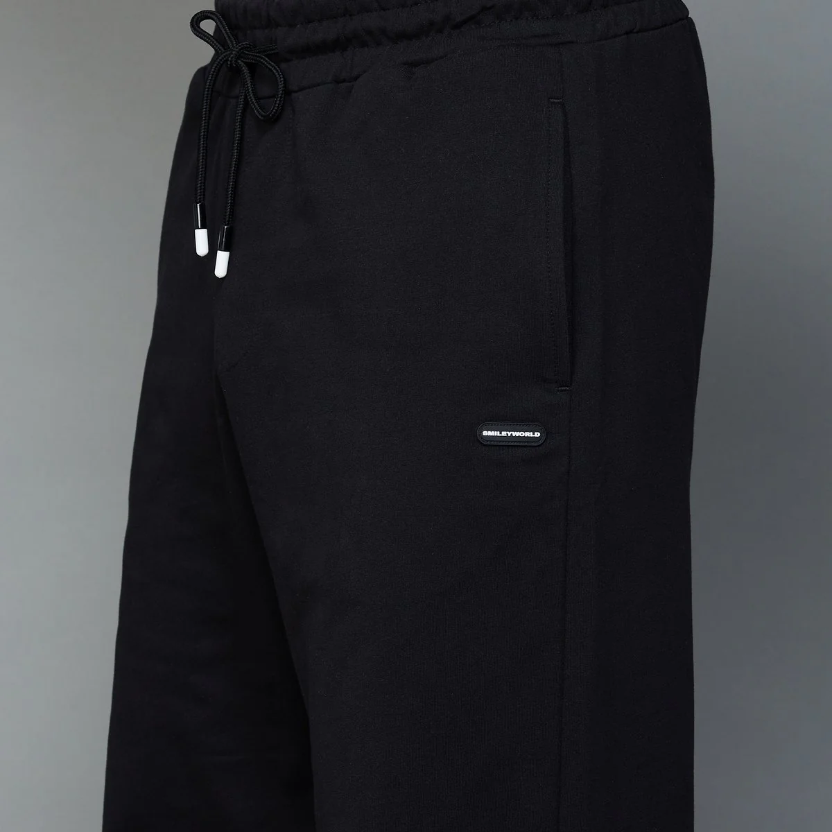 SmileyWorld Men Solid Joggers - Image 4
