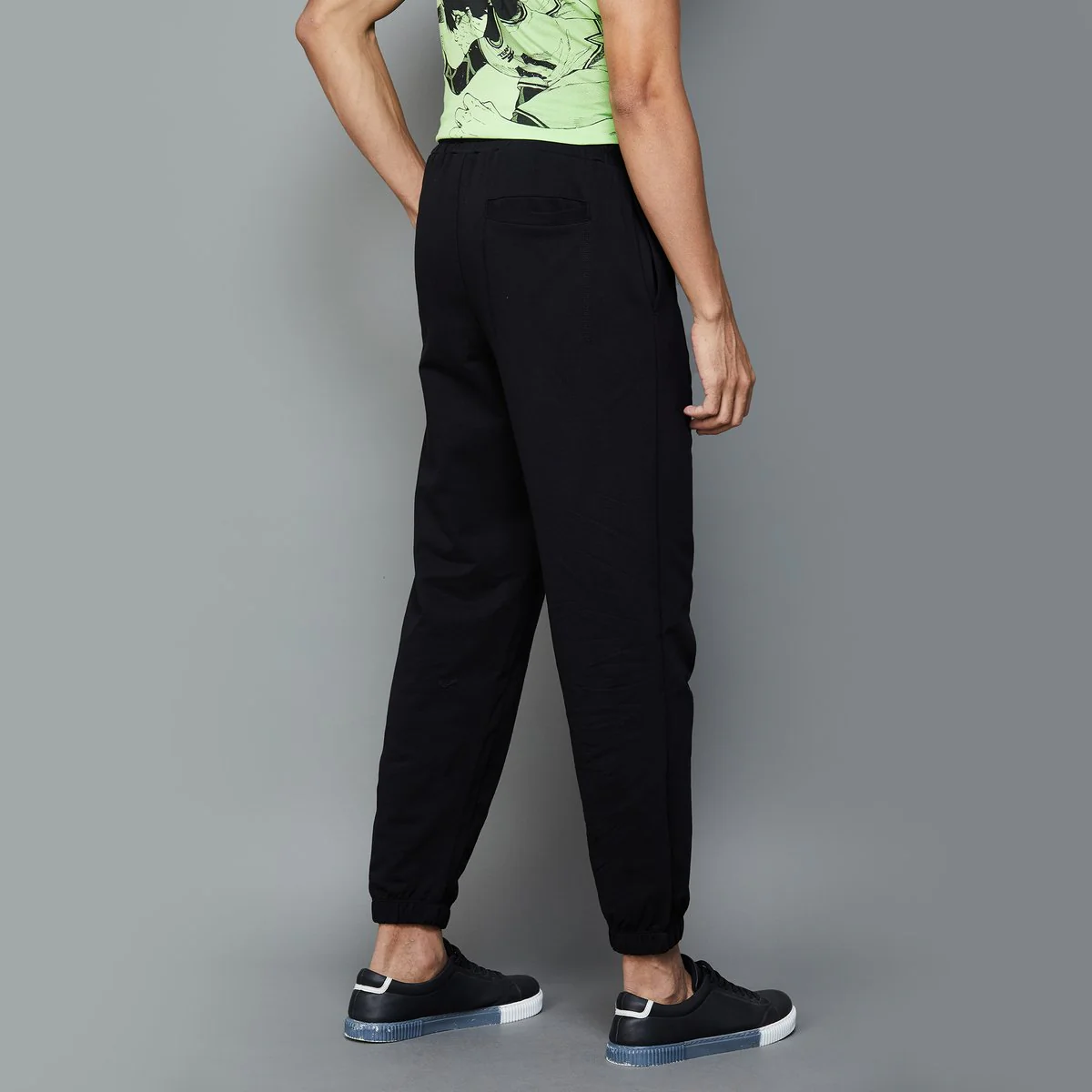 SmileyWorld Men Solid Joggers - Image 6