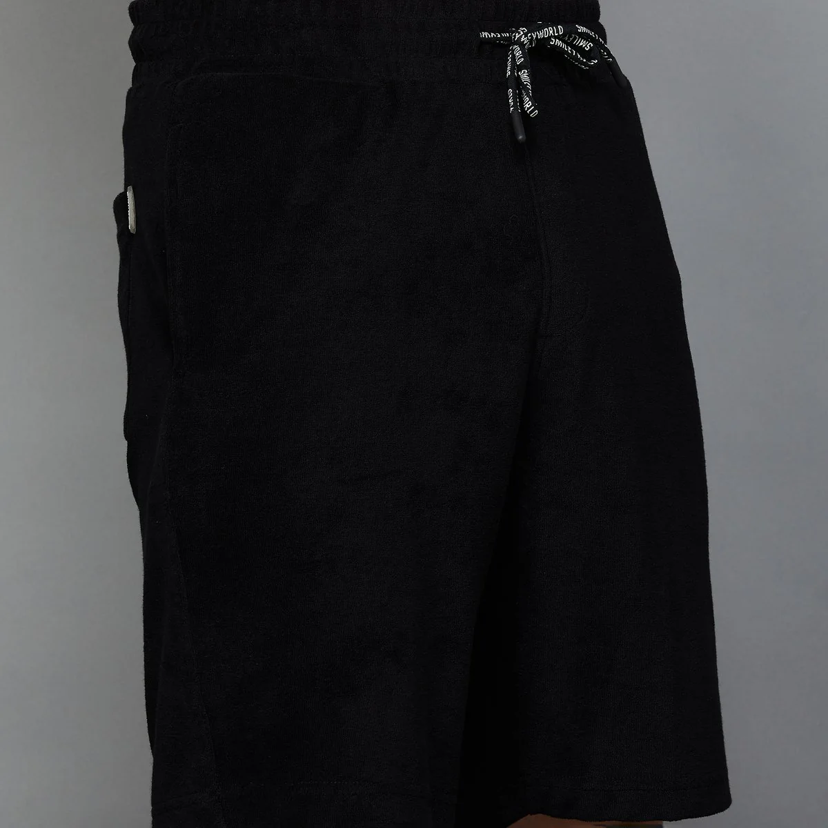 SmileyWorld Men Solid Regular Fit Shorts - Image 4