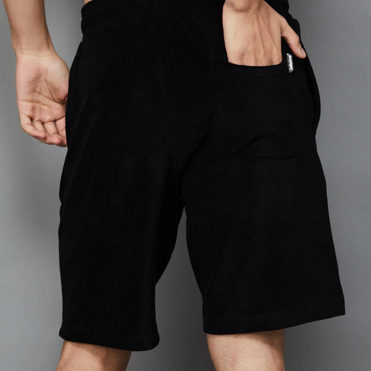 SmileyWorld Men Solid Regular Fit Shorts - Image 5