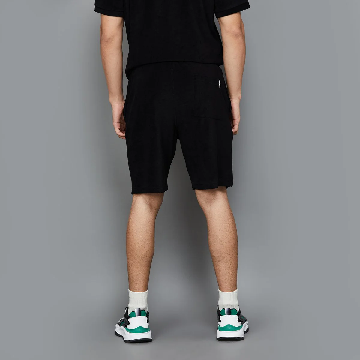 SmileyWorld Men Solid Regular Fit Shorts - Image 6