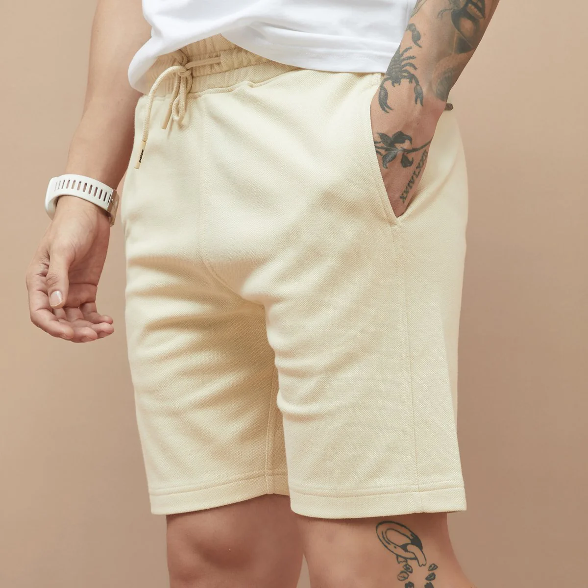 SmileyWorld Men Solid Regular Shorts - Image 2