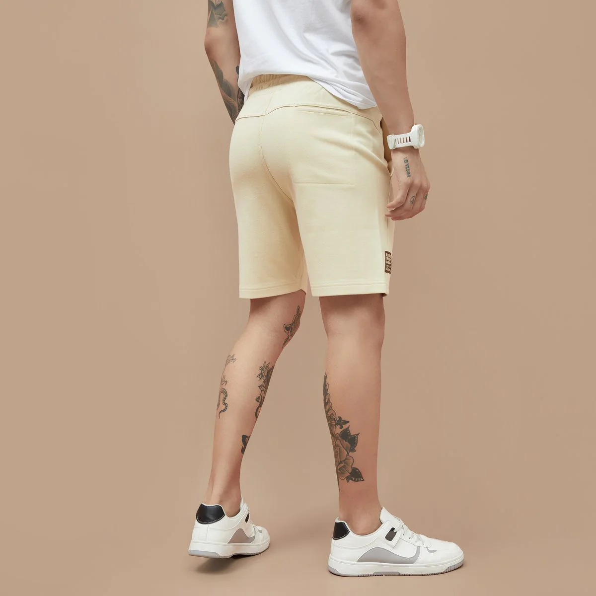 SmileyWorld Men Solid Regular Shorts - Image 6