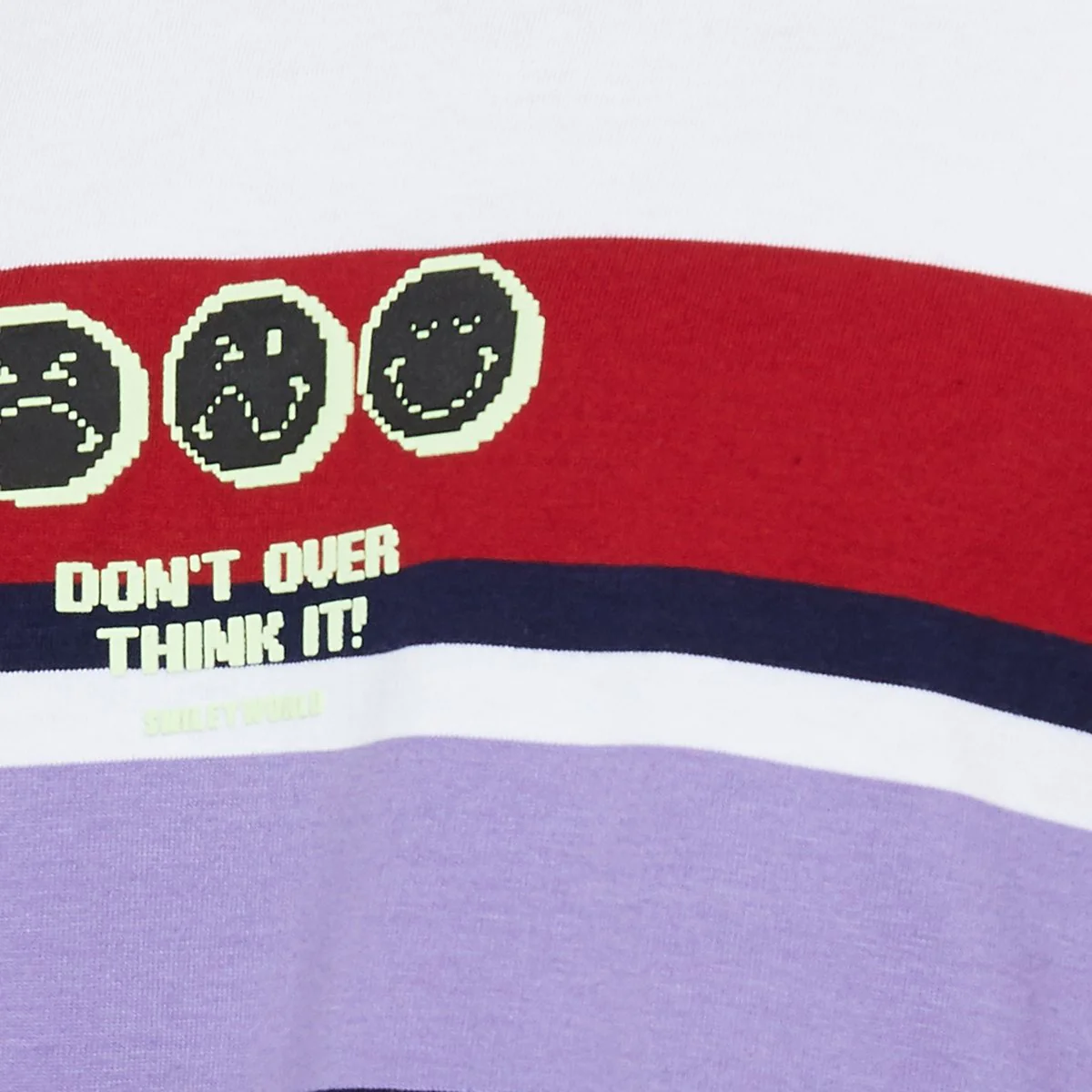 SmileyWorld Men Striped T-Shirt - Image 7