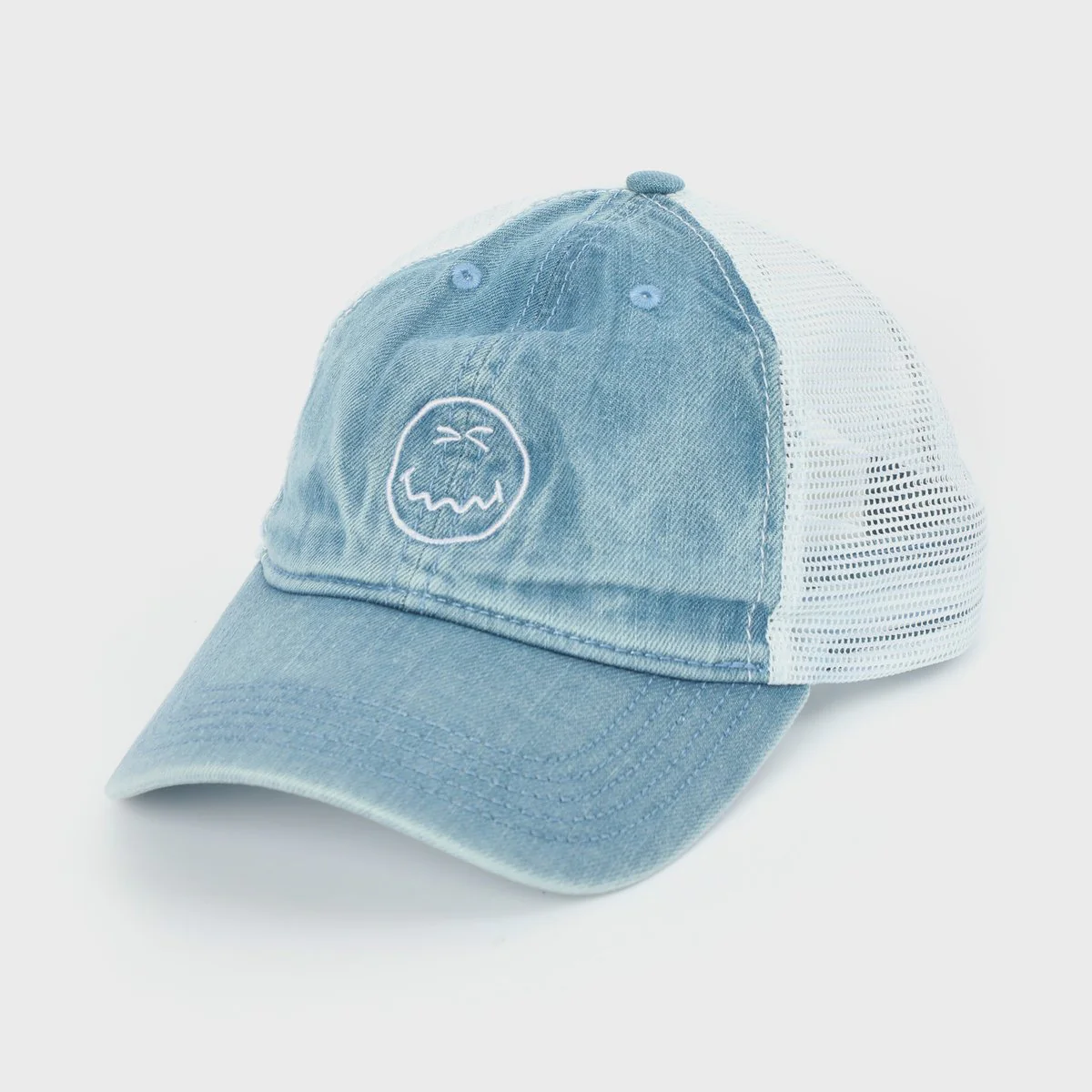 SmileyWorld Men Washed Trucker Cap - Image 4