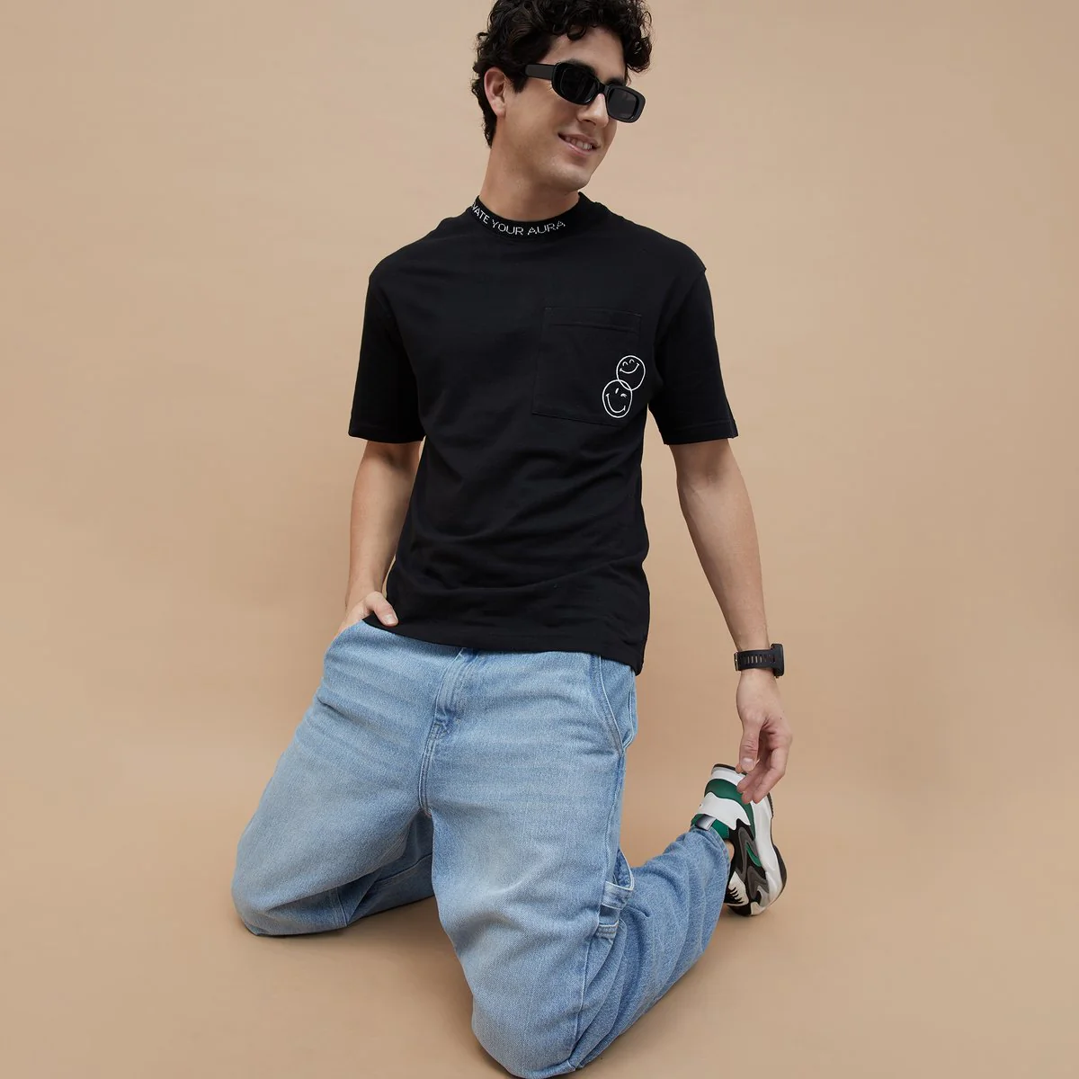 SmileyWorld Placement Printed T-Shirt - Image 2