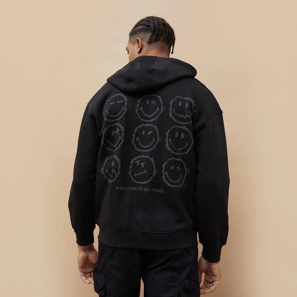SmileyWorld Printed Hooded Sweatshirt - Image 5