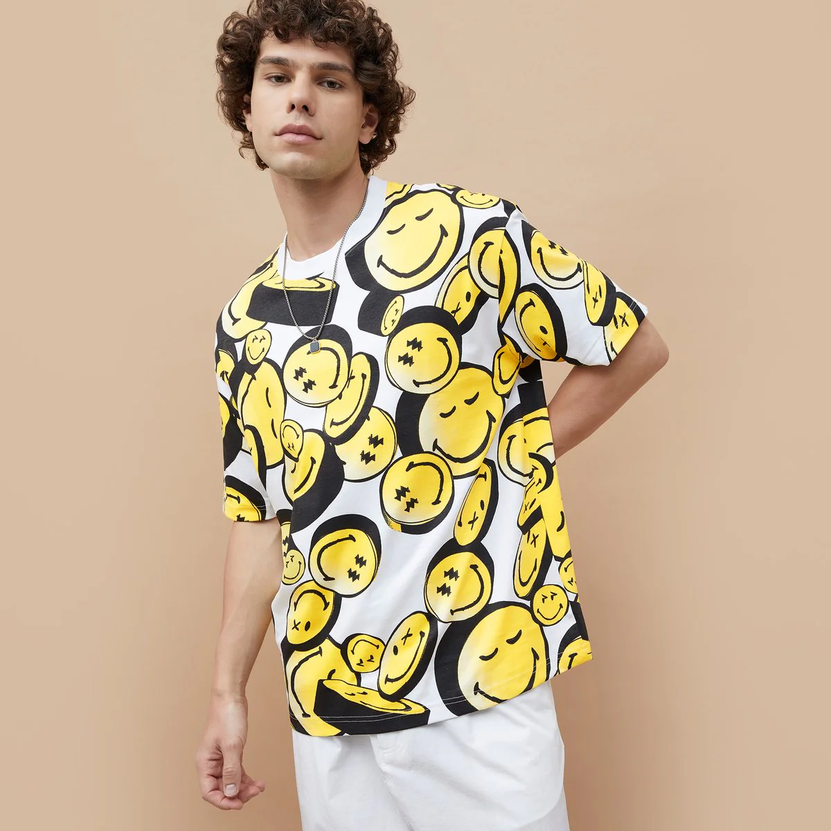 SmileyWorld Printed T-Shirt - Image 4