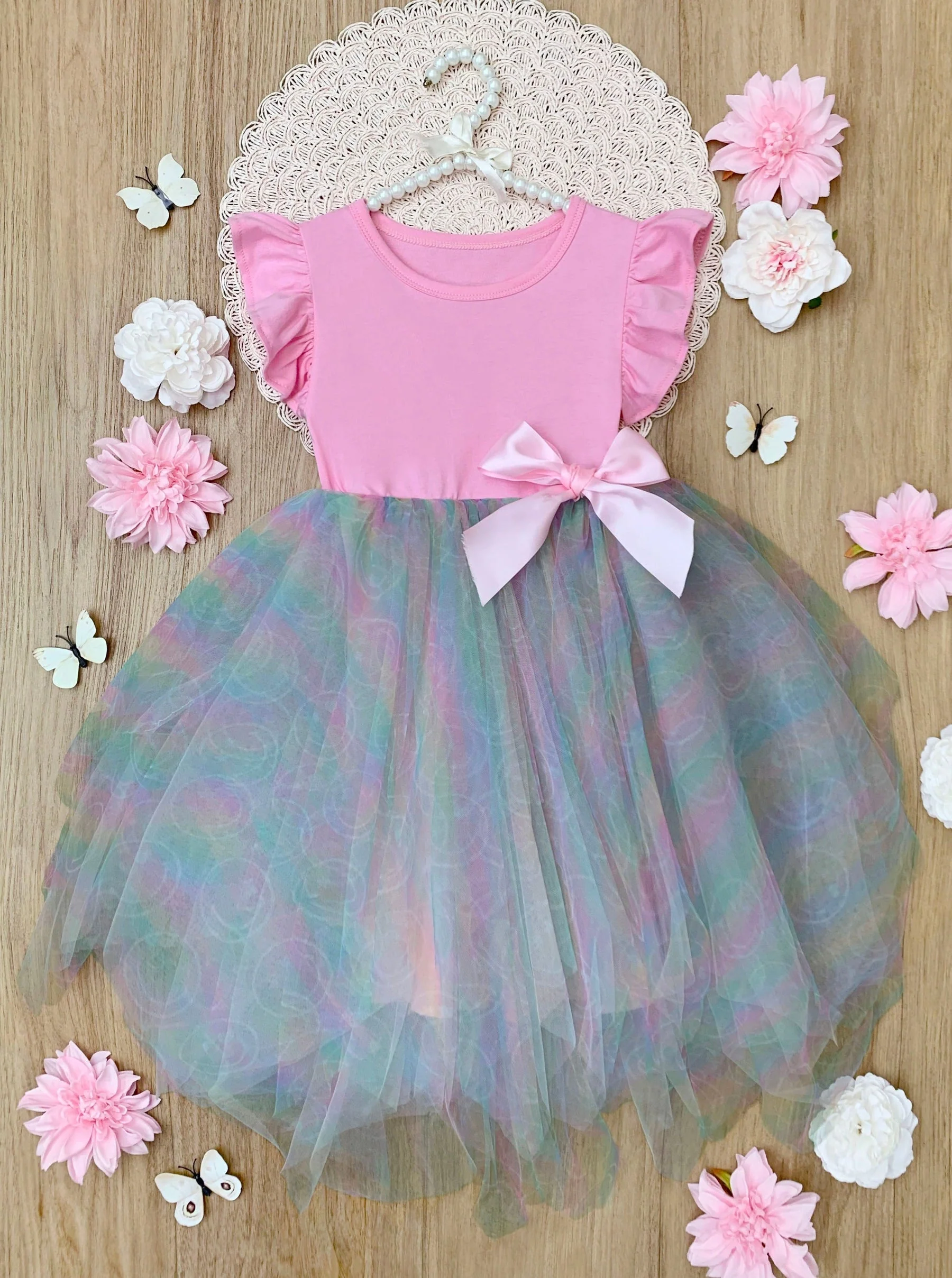 SmileyWorld Rainbow Smiley Tutu Dress - Image 4