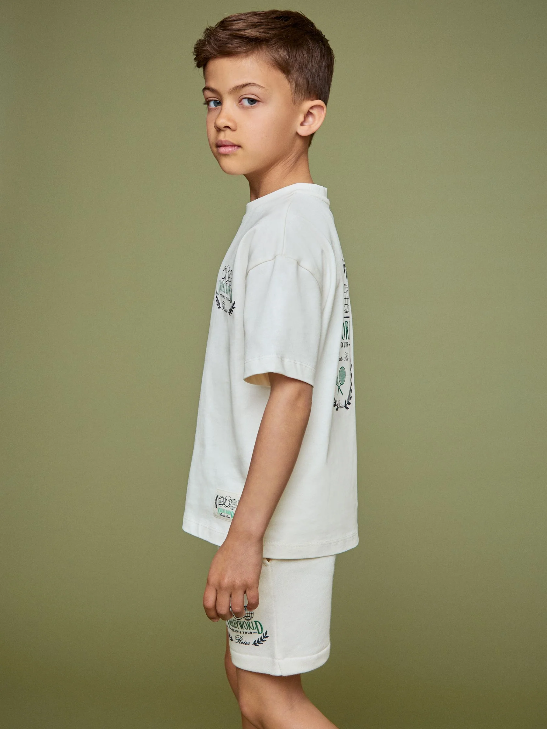 SmileyWorld | Reiss Oversize T-Shirt in White