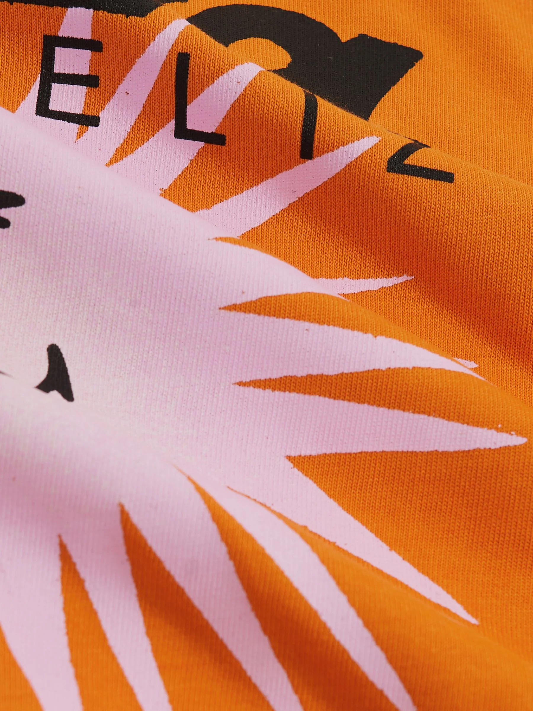 SmileyWorld | Reiss Sun Motif T-Shirt in Orange - Image 5
