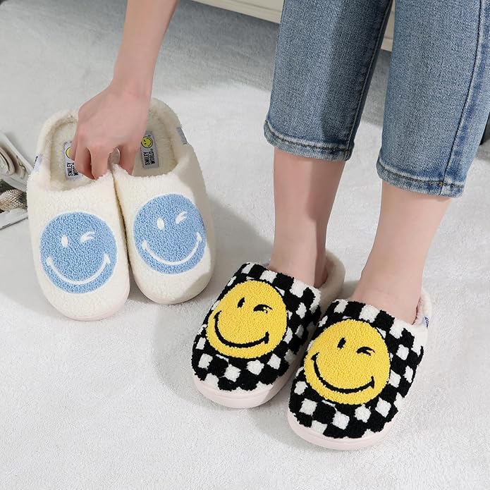 SmileyWorld Bathing Slippers White/Blue - Image 5