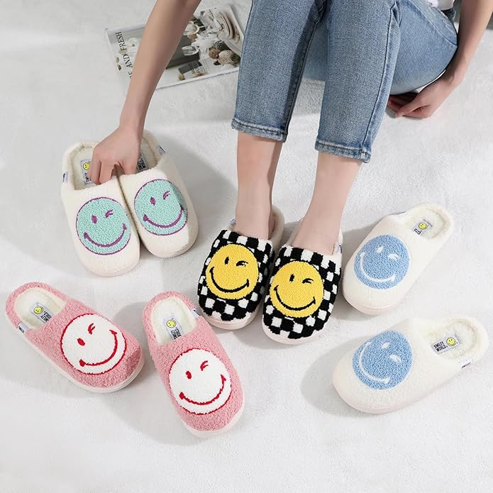 SmileyWorld Bathing Slippers White/Blue - Image 6
