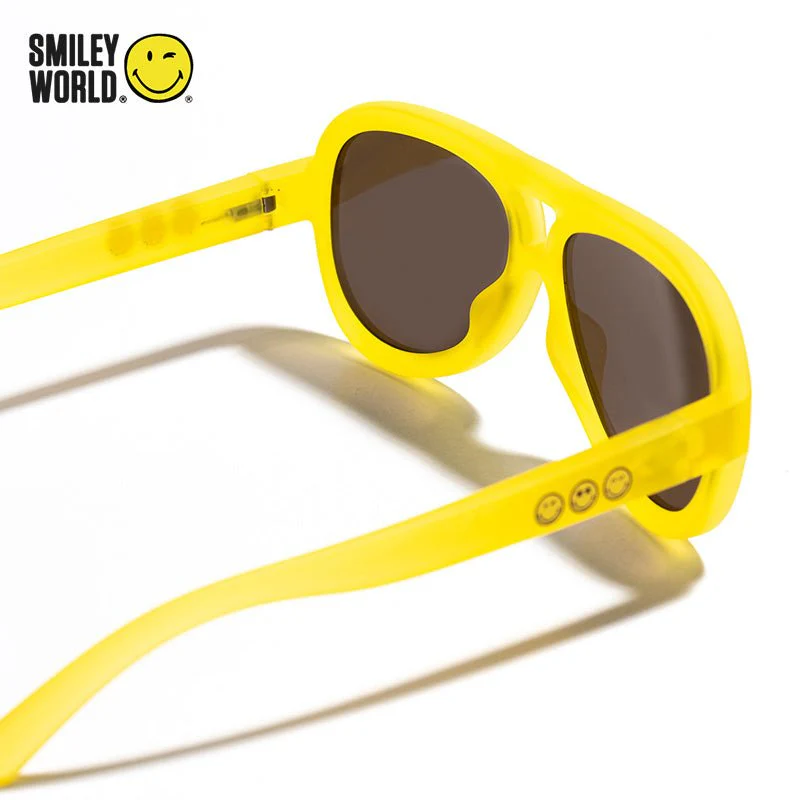 SmileyWorld Teen Sunglasses Aviator Sunlight Yellow - Image 12