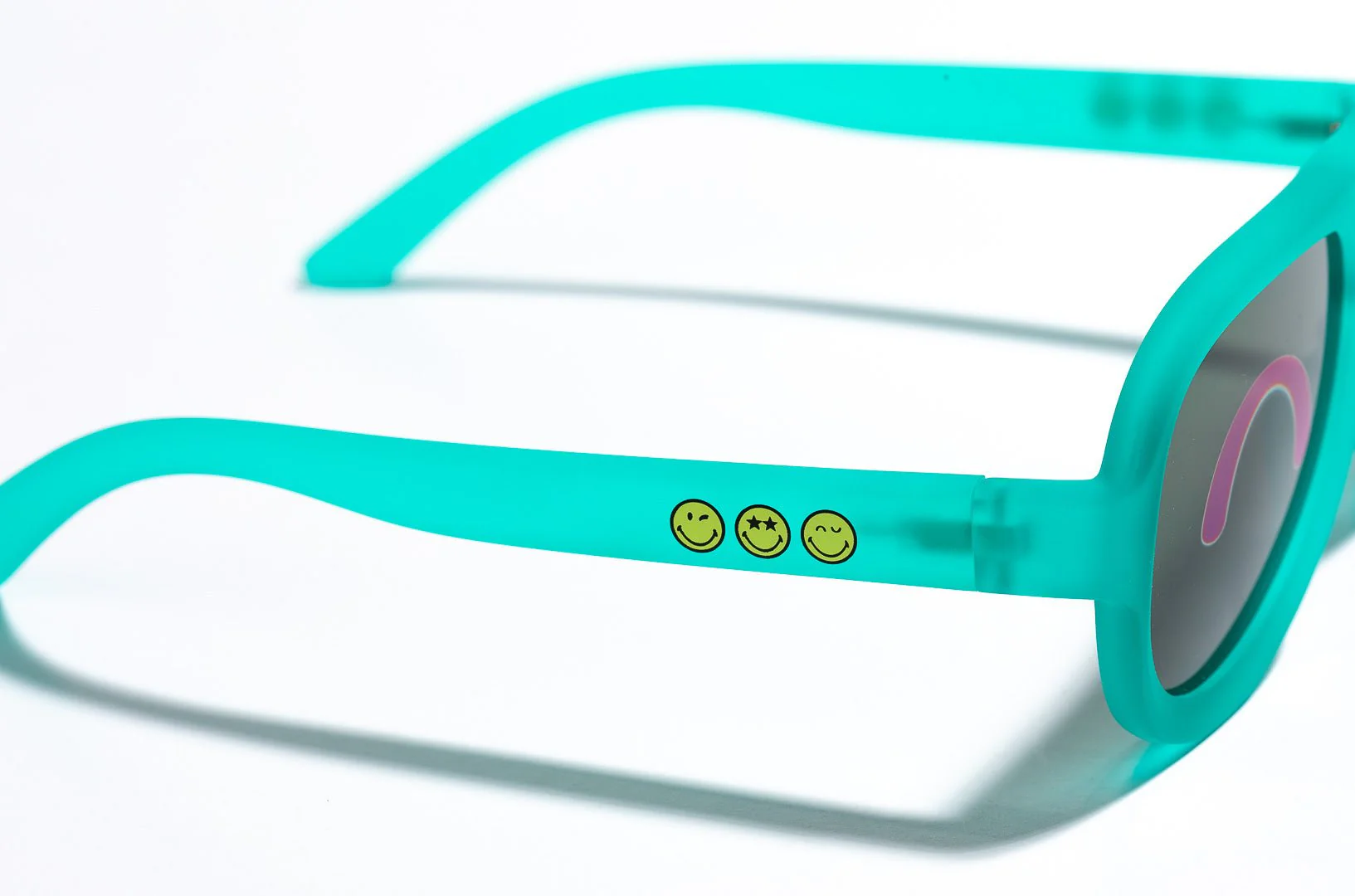 SmileyWorld Toddler Sunglasses Aviator Lake Green - Image 6