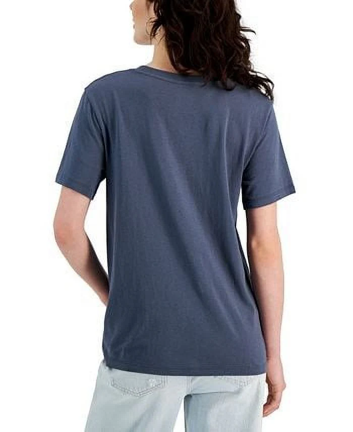 SmileyWorld Turbulence Women's Juniors' Cotton Relaxed T-Shirt, US Small - Image 3