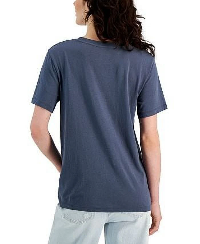 SmileyWorld Turbulence Women's Juniors' Cotton Relaxed T-Shirt, US X-Large - Image 2