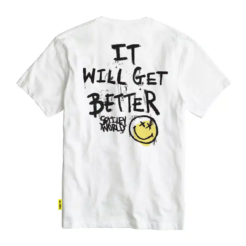 SmileyWorld® Unisex Graphic T-Shirt (Oversized) - Image 3