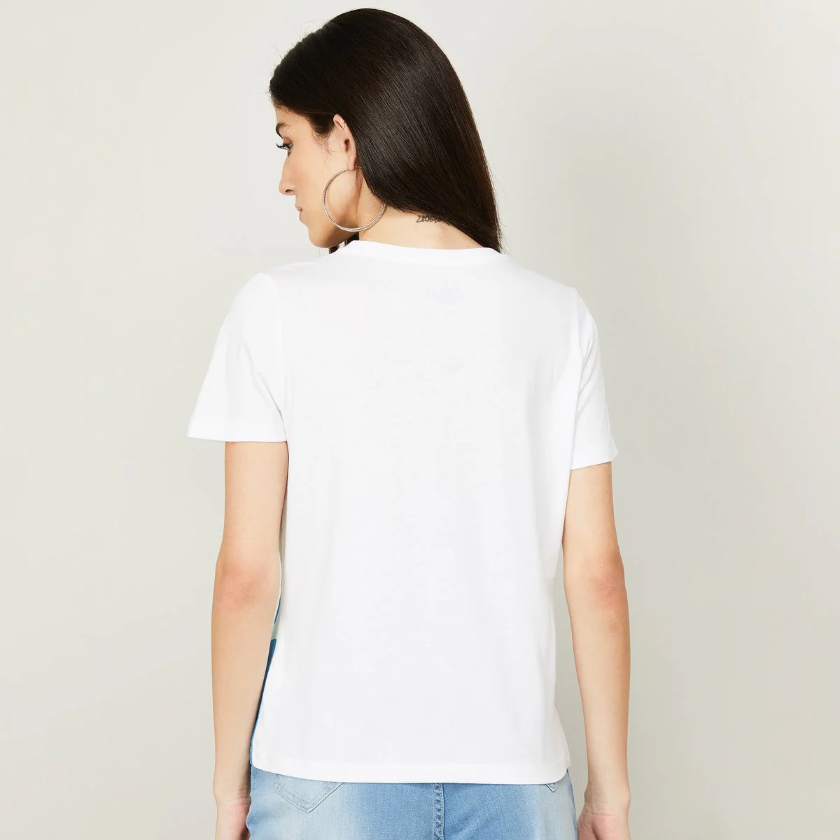 SmileyWorld Women Graphic Print Round Neck T-Shirt - Image 5