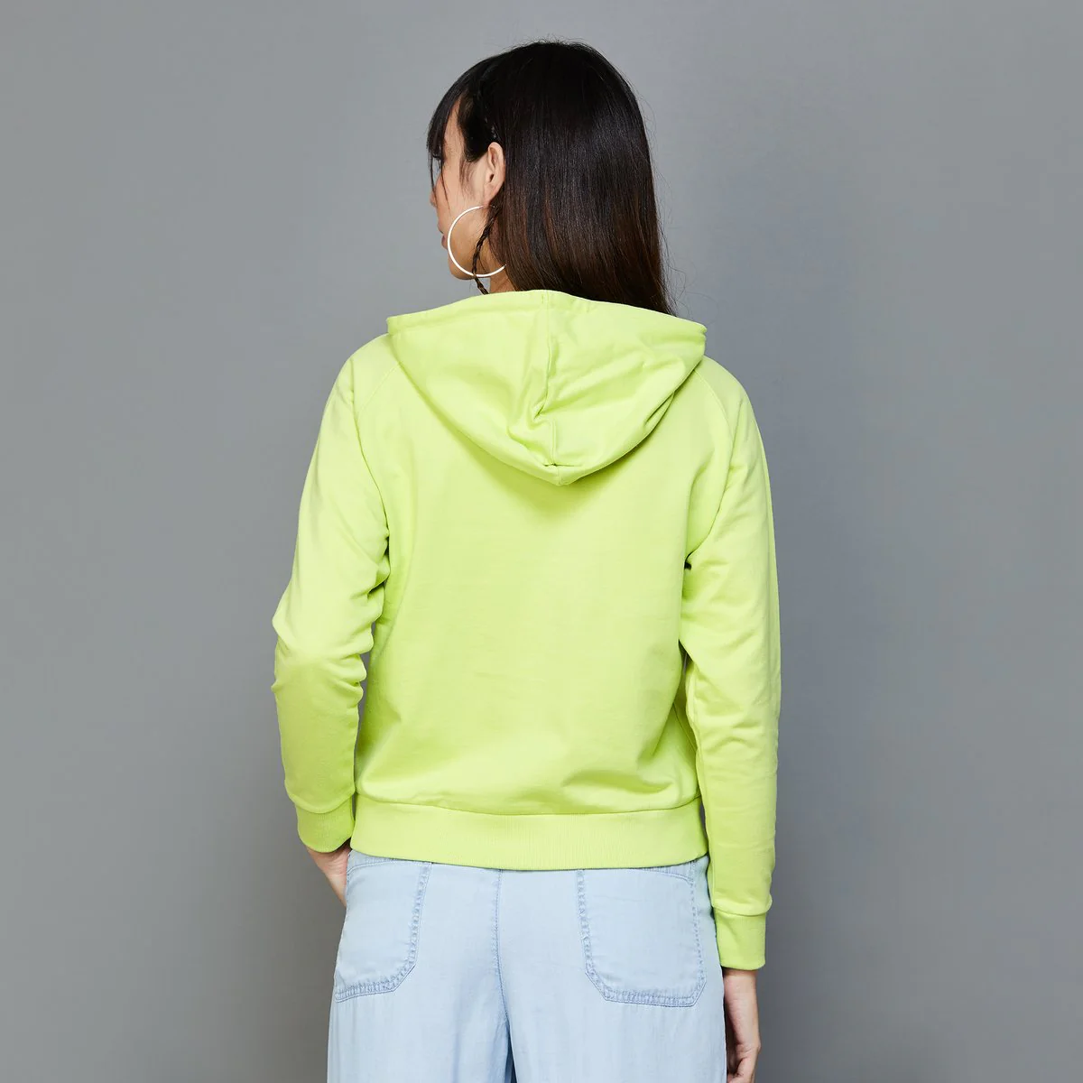 SmileyWorld Women Graphic Printed Hooded Sweatshirt - Image 3