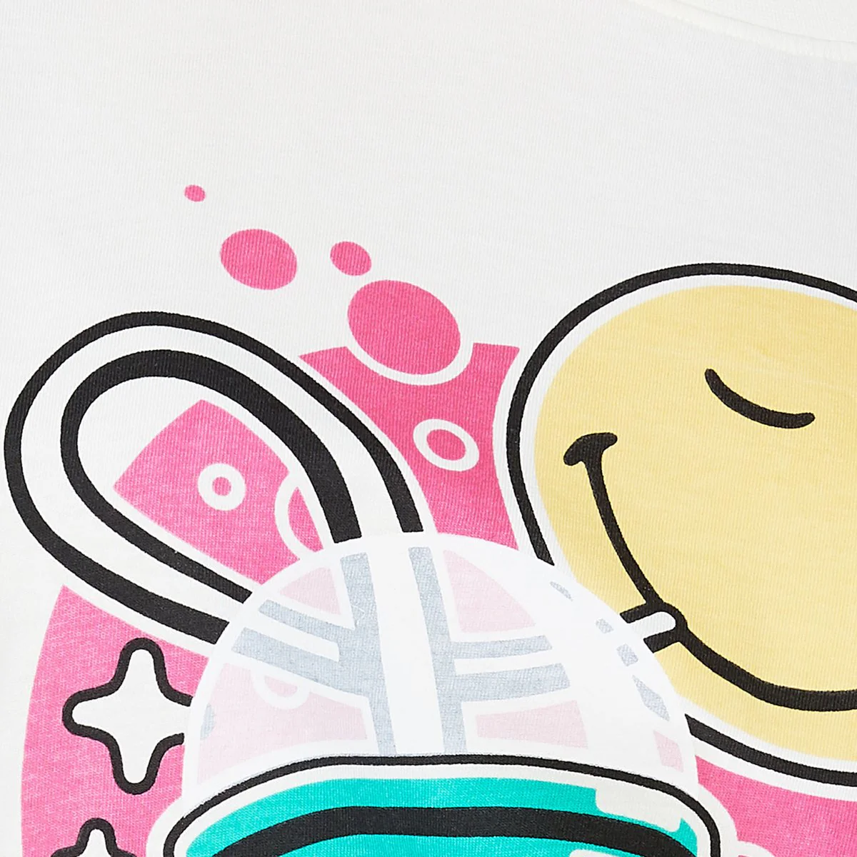 SmileyWorld Women Graphic Printed Oversized T-Shirt - Image 6
