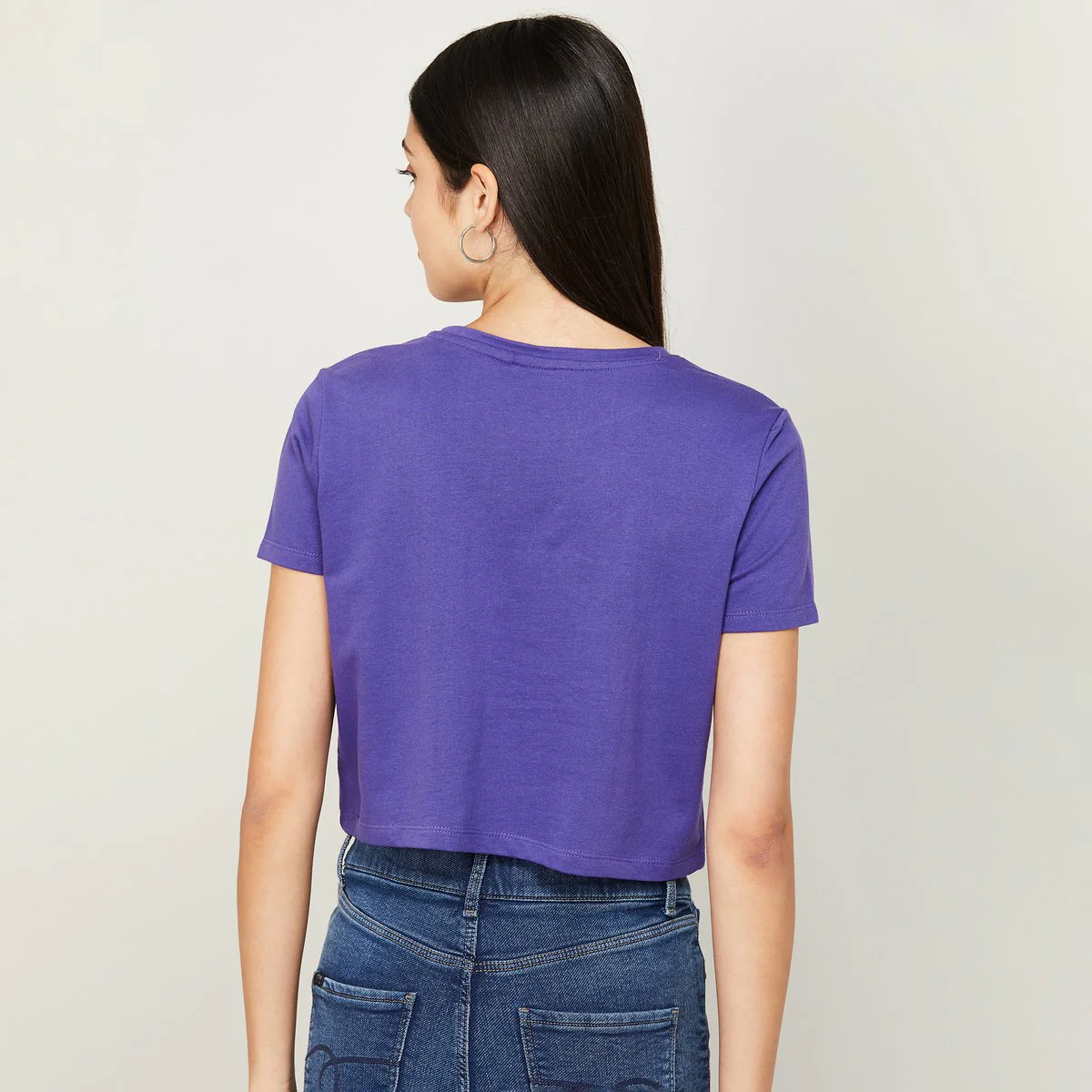 SmileyWorld Women Printed Crop T-Shirt - Image 4