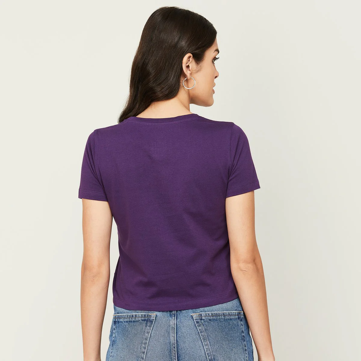 SmileyWorld Women Printed Crop T-Shirt - Image 3