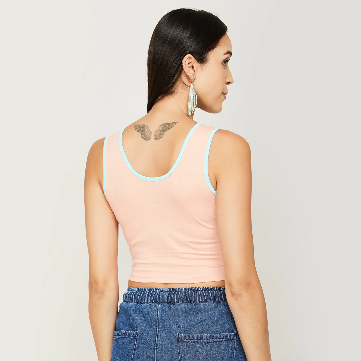 SmileyWorld Women Printed Sleeveless Crop Top - Image 3