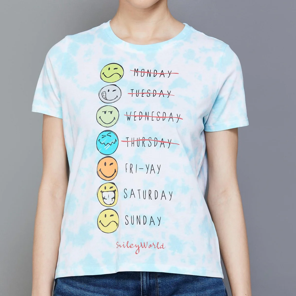SmileyWorld Women Printed T-Shirt - Image 3