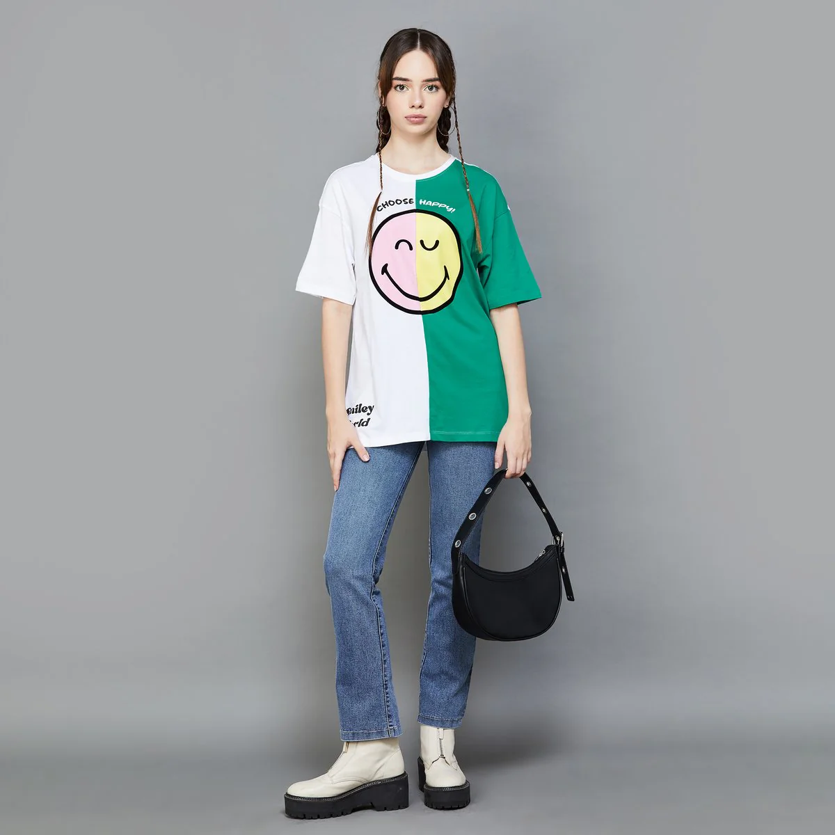 SmileyWorld Women Printed T-Shirt - Image 2
