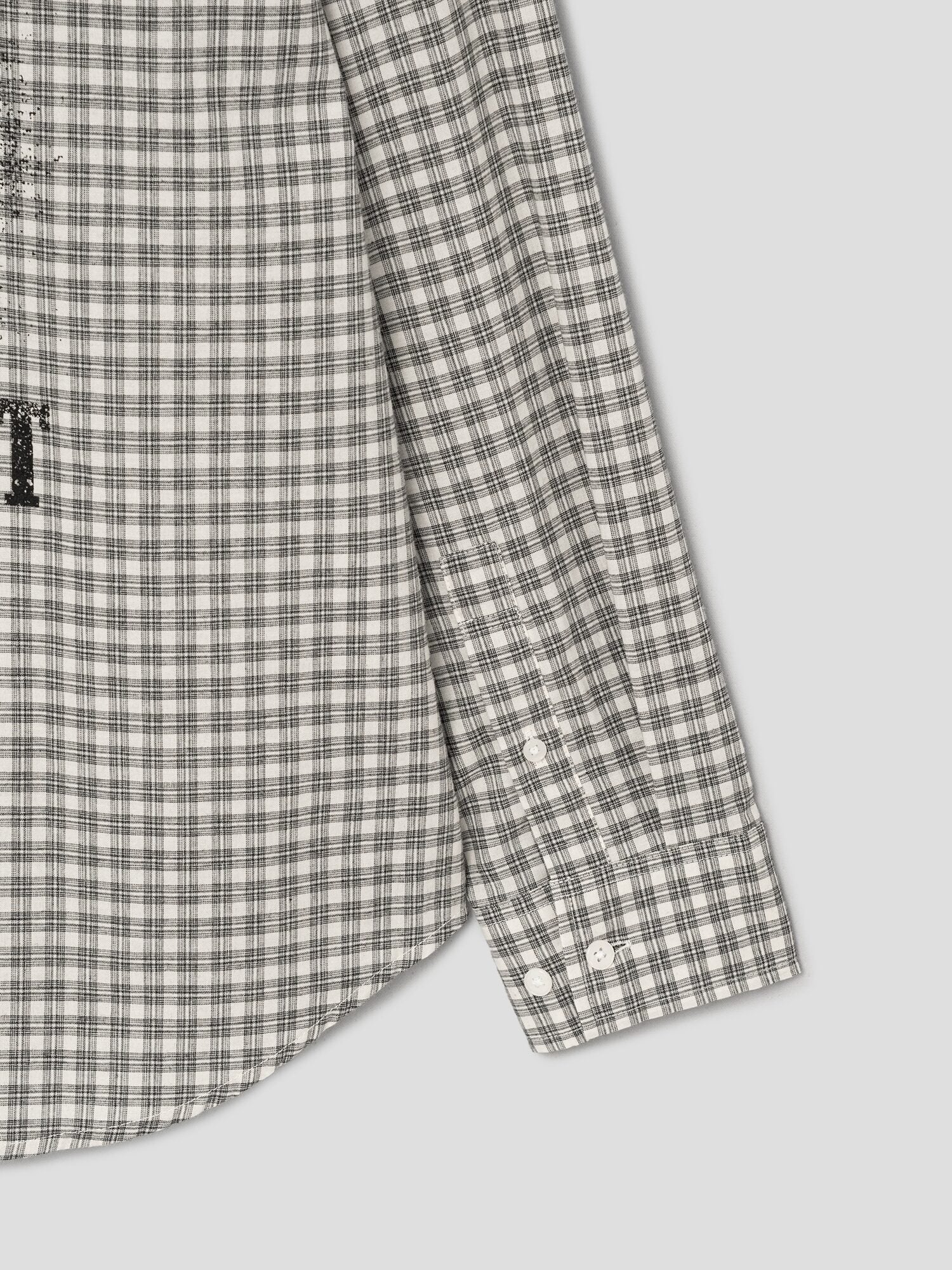 SWSMILEY® Printed Check Shirt - White - Image 10