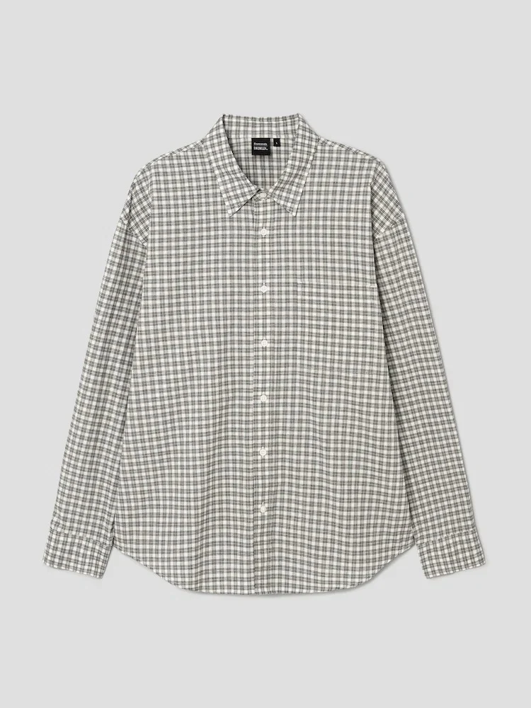 SWSMILEY® Printed Check Shirt - White - Image 7