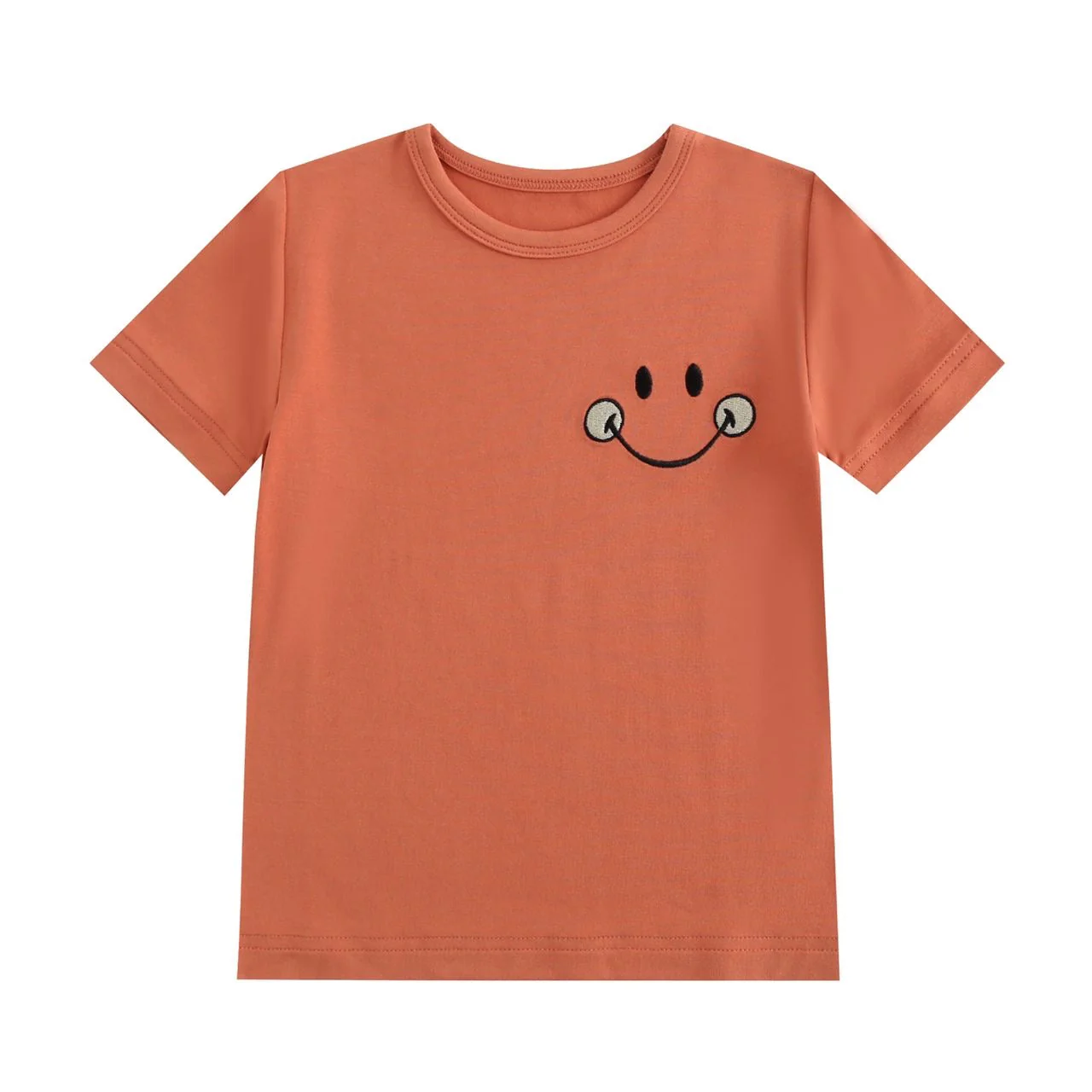 T-shirt - Mini Smiley® Happy Rust - Luxe Bamboo - Image 8