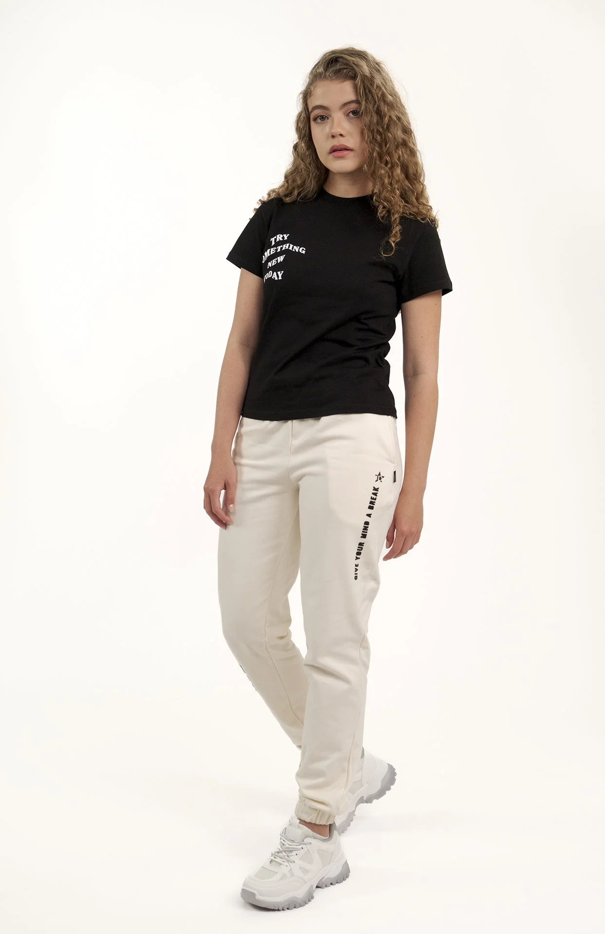 Try Something New Fitted SmileyWorld® T-Shirt - Image 3
