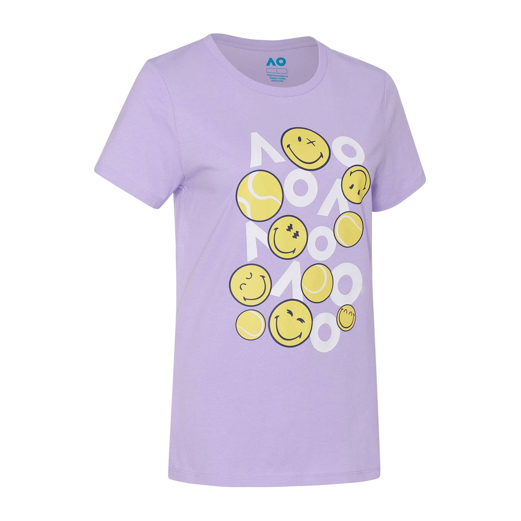 Women's T-Shirt SmileyWorld AO Tennis Balls - Image 2