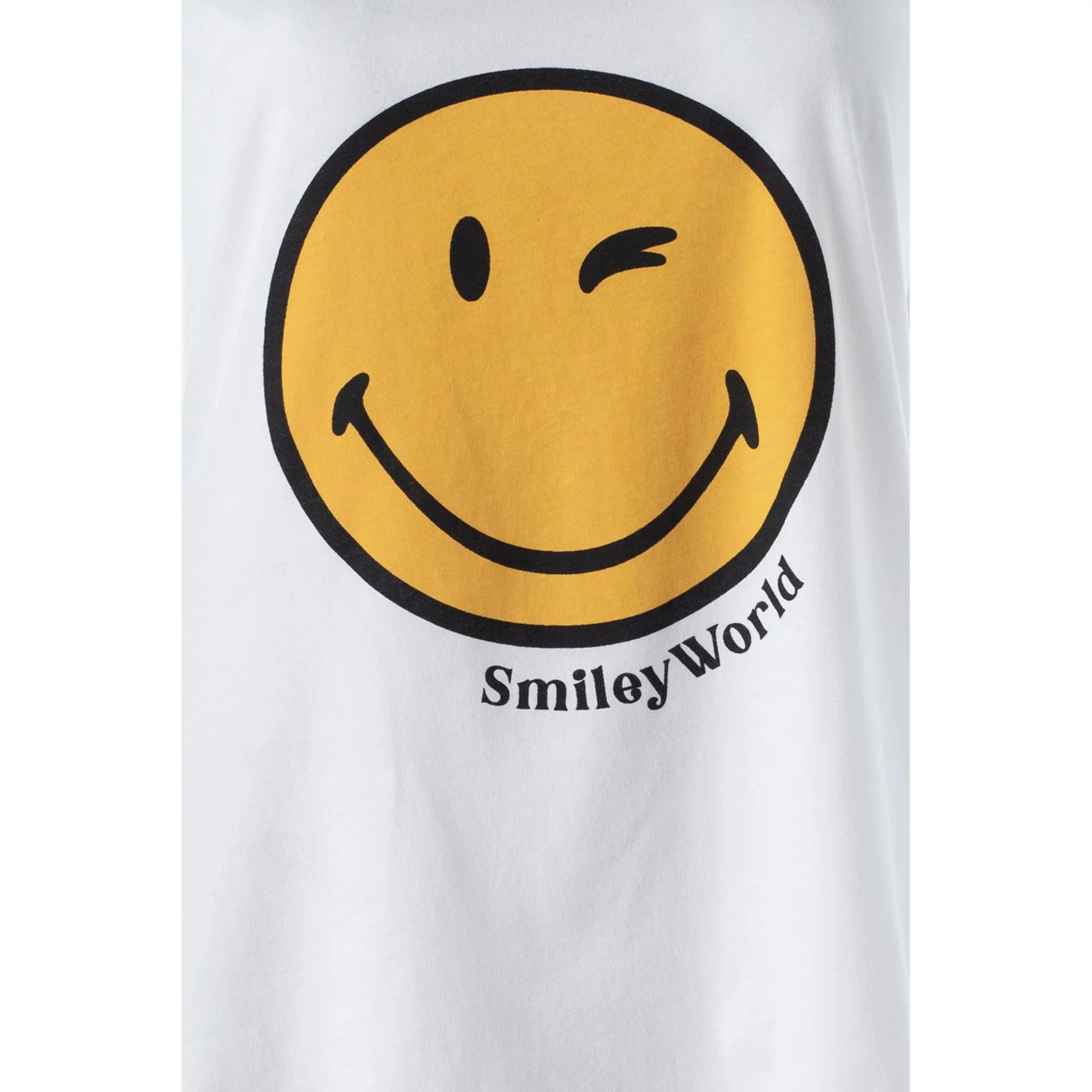 Women's White and Yellow Smiley Long Pants Pajamas - Image 2